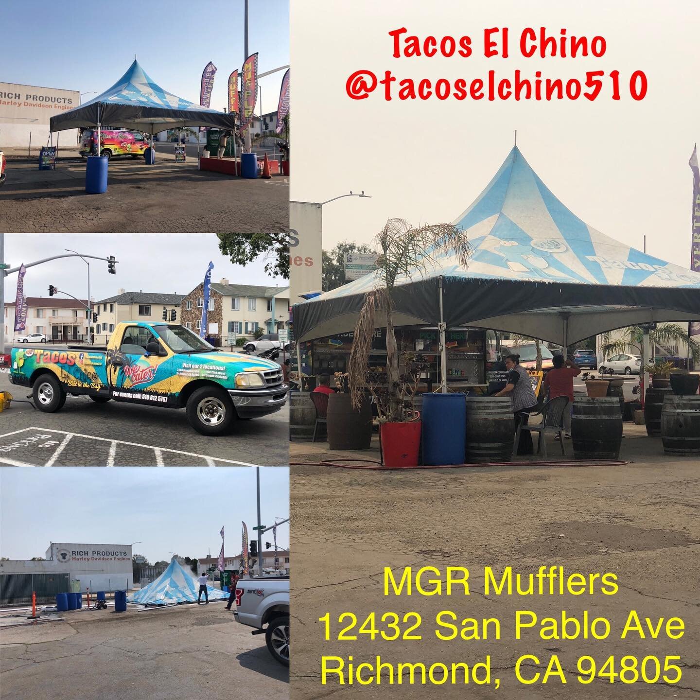 We are proud to announce that @tacoselchino510 is now in our shop location!  Enjoy some delicious tacos while your vehicle gets repaired!  Great food, good quality, great service!  Don&rsquo;t just take it from us, come try it out!