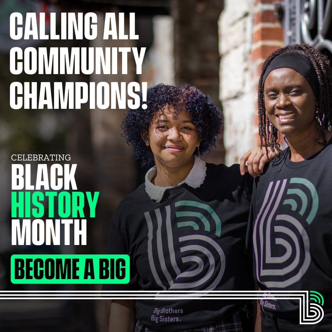 Become a champion for your local community by signing up to be a mentor! In just one hour a week, you can change a child's life, forever. 
Follow the link to get started: https://www.bbbs-cnm.org/volunteer-interest-form/

#blackhistorymonth #ittakesl