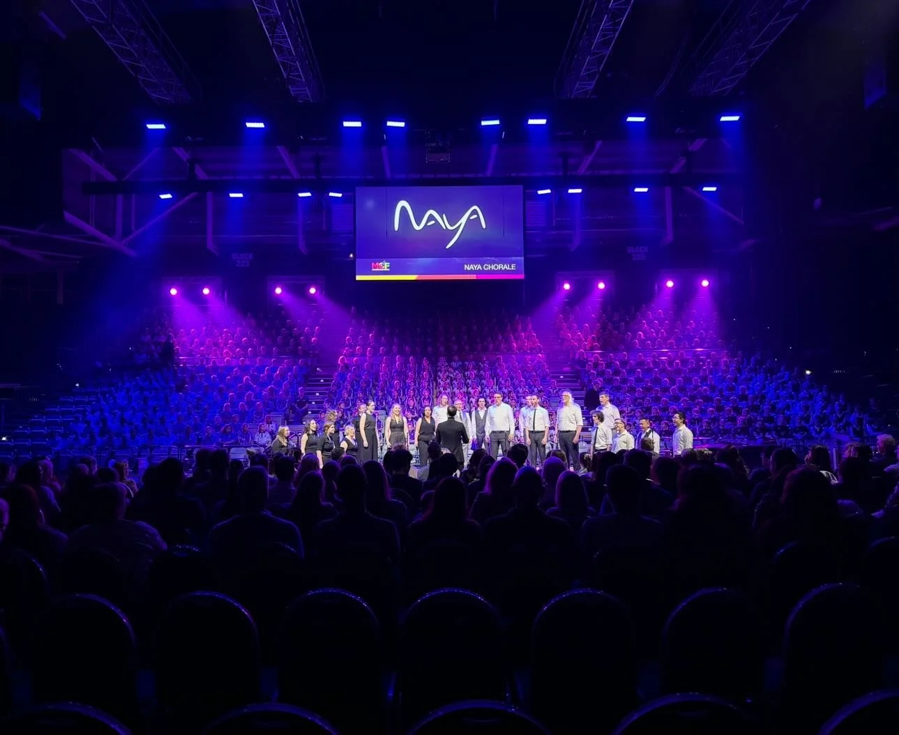 It&rsquo;s nearly time for this years @massedchoirfestival. Lighting design and supply @granstonproductions. LD @ameliabaker97