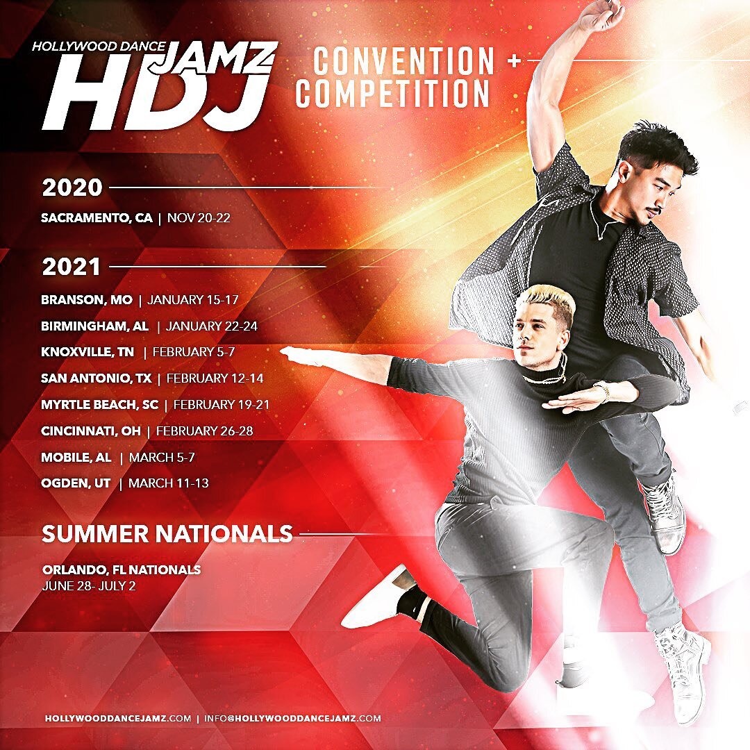 Save The Dates..... HDJ is ready to Dance with everyone 2020/2021 
@hollywooddancejamz 
Let&rsquo;s Go