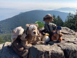 Stuffies Vacation Alone