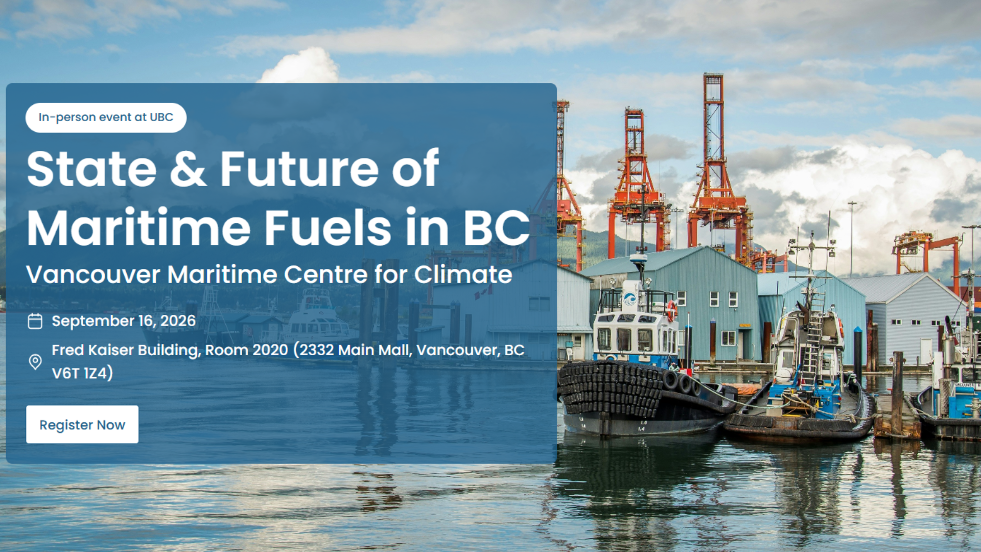 State & Future of Maritime Fuels in BC