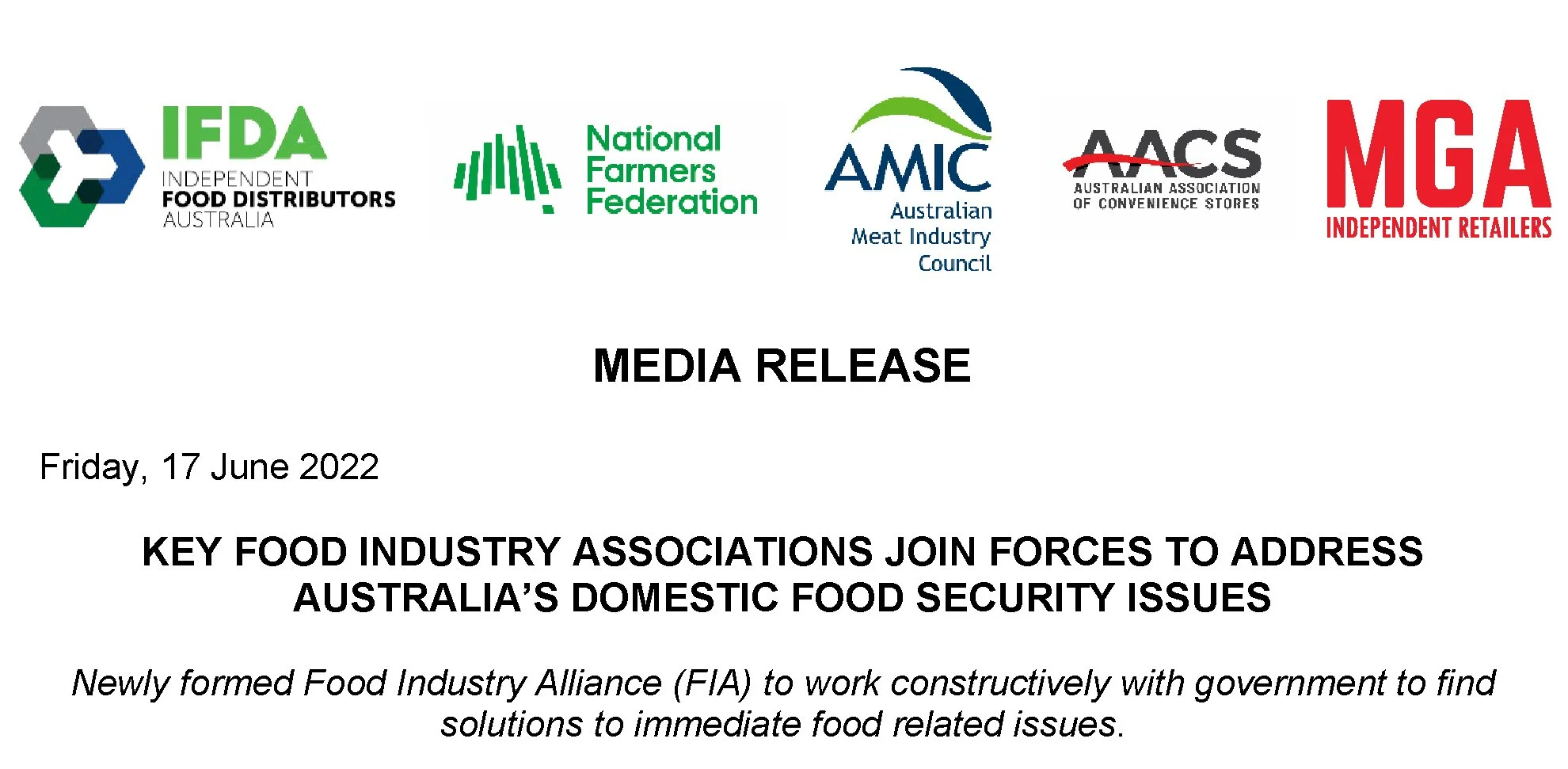 IFDA Independent Food Distributors Australia