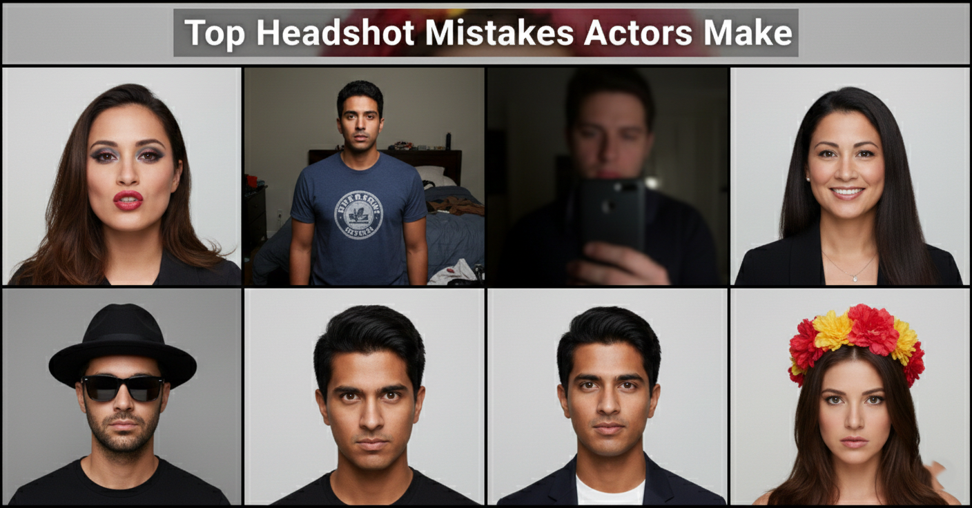 Top Headshot Mistakes Actors Make (And How to Avoid Them)