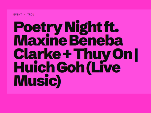TROU – Poetry Night