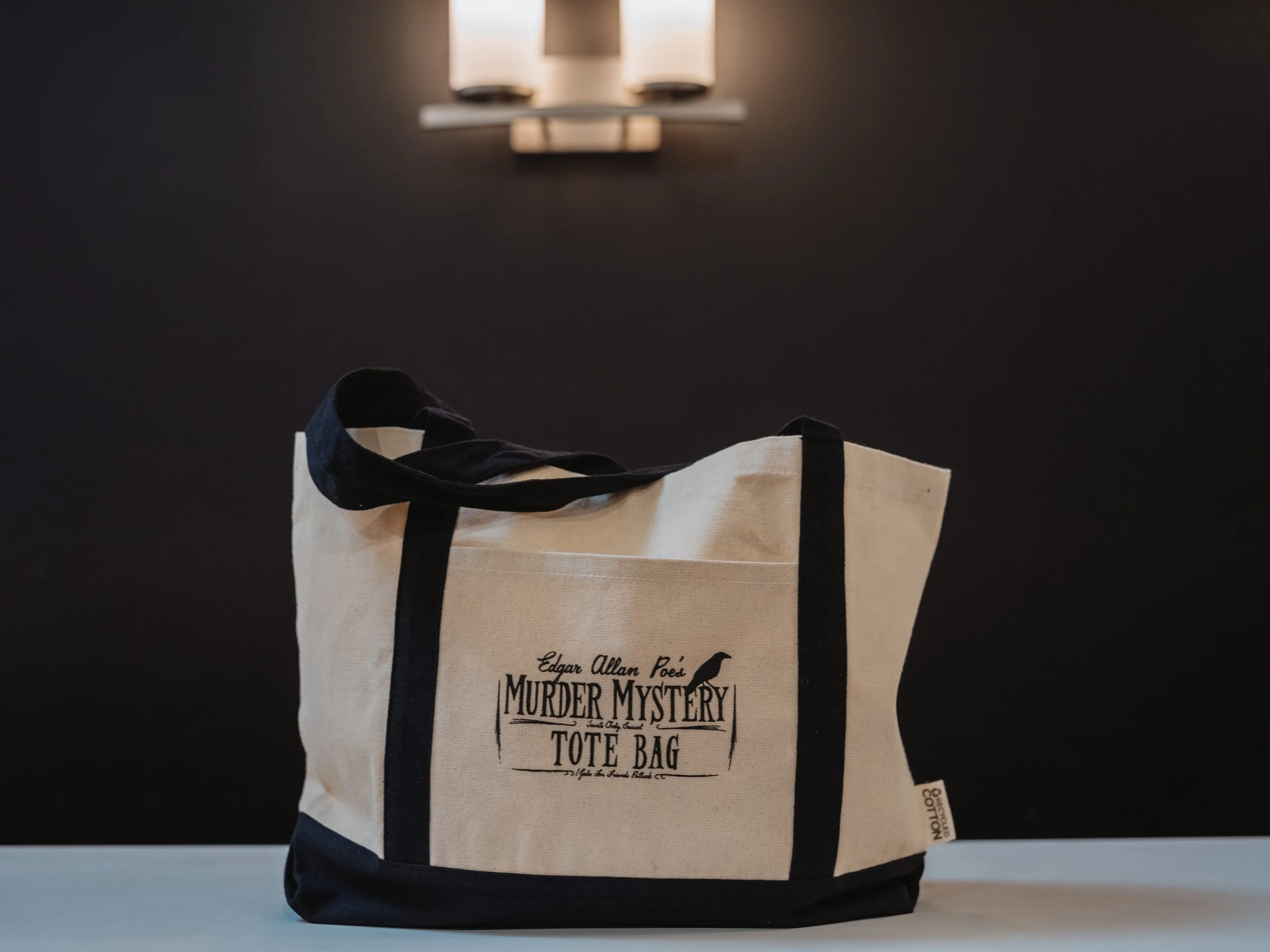 Edgar Allan Poe's Murder Mystery Tote Bag
