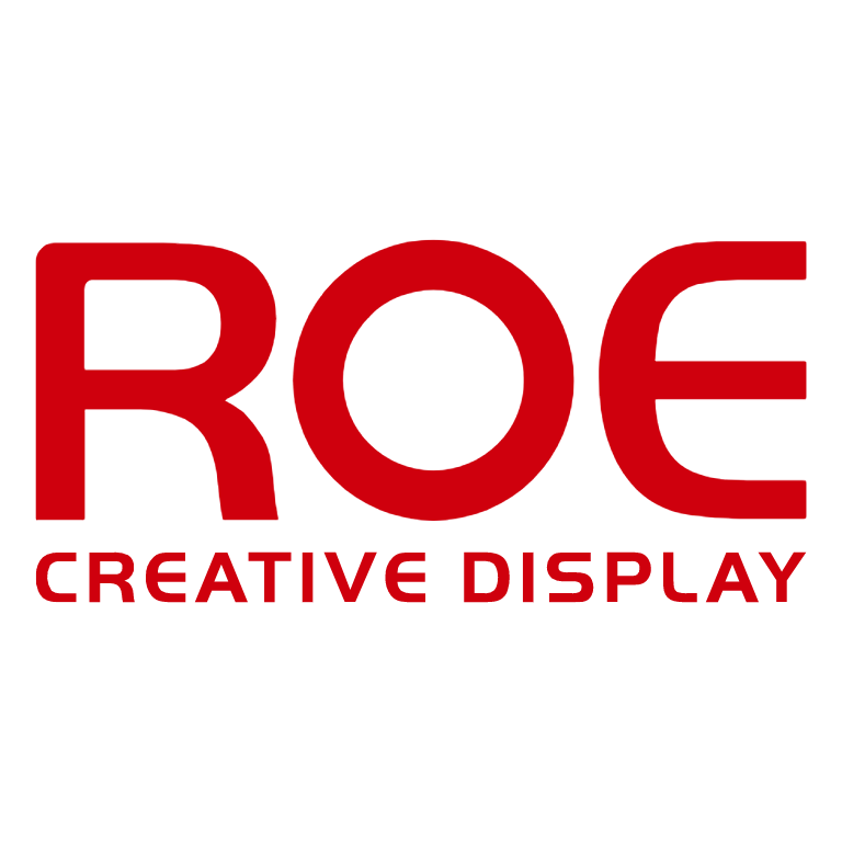 Red logo with the text "ROE CREATIVE DISPLAY" on a white background.