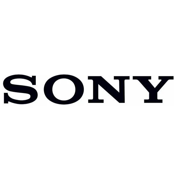 The Sony logo in black letters on a white background.