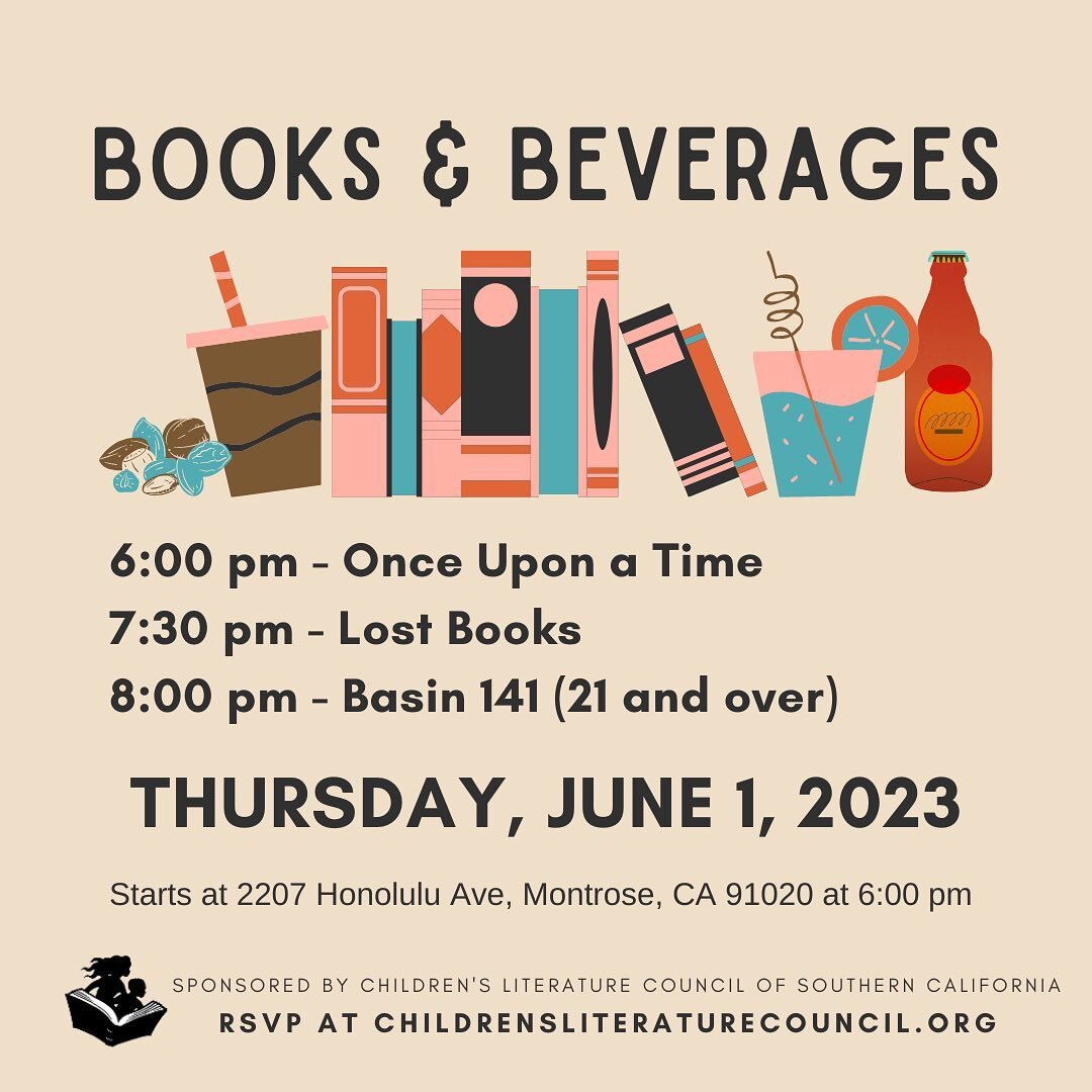 Join CLCSC for Books and Beverages on Thursday, June 1, 2023.

Meet at @onceuponatimebkstore (6:00-7:30 pm). Explore the maze of books and LPs with us at @lostbooksla (7:30 pm) then finish up the evening at @basin141.montrose after 8:00 pm (must be 2