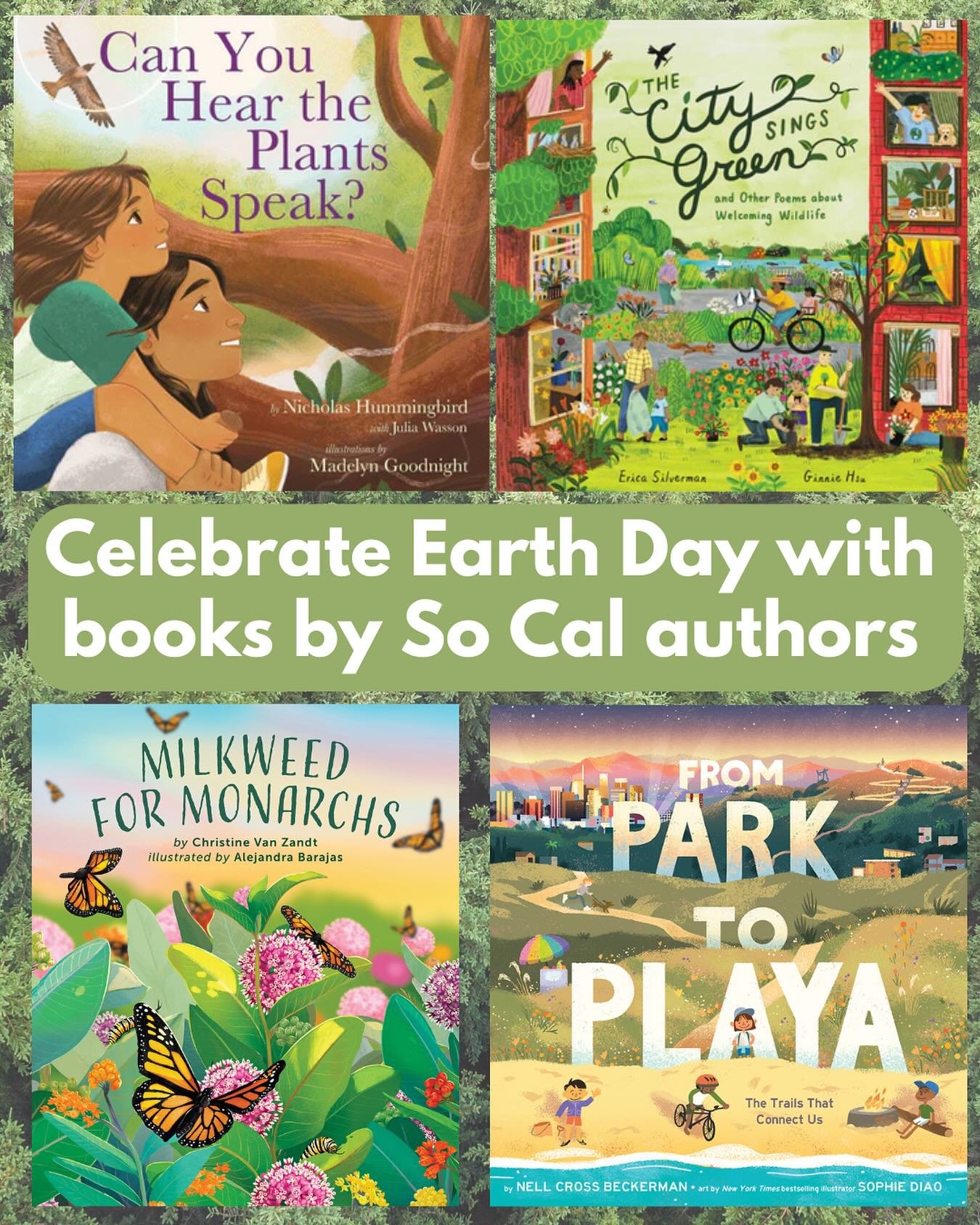 Celebrate #EarthDay with stories that honor our planet &mdash; and the Southern California creators who bring nature to life through children&rsquo;s books!

Can You Hear the Plants Speak? by @nicholas_hummingbird and @juliawasson1601, illustrated by