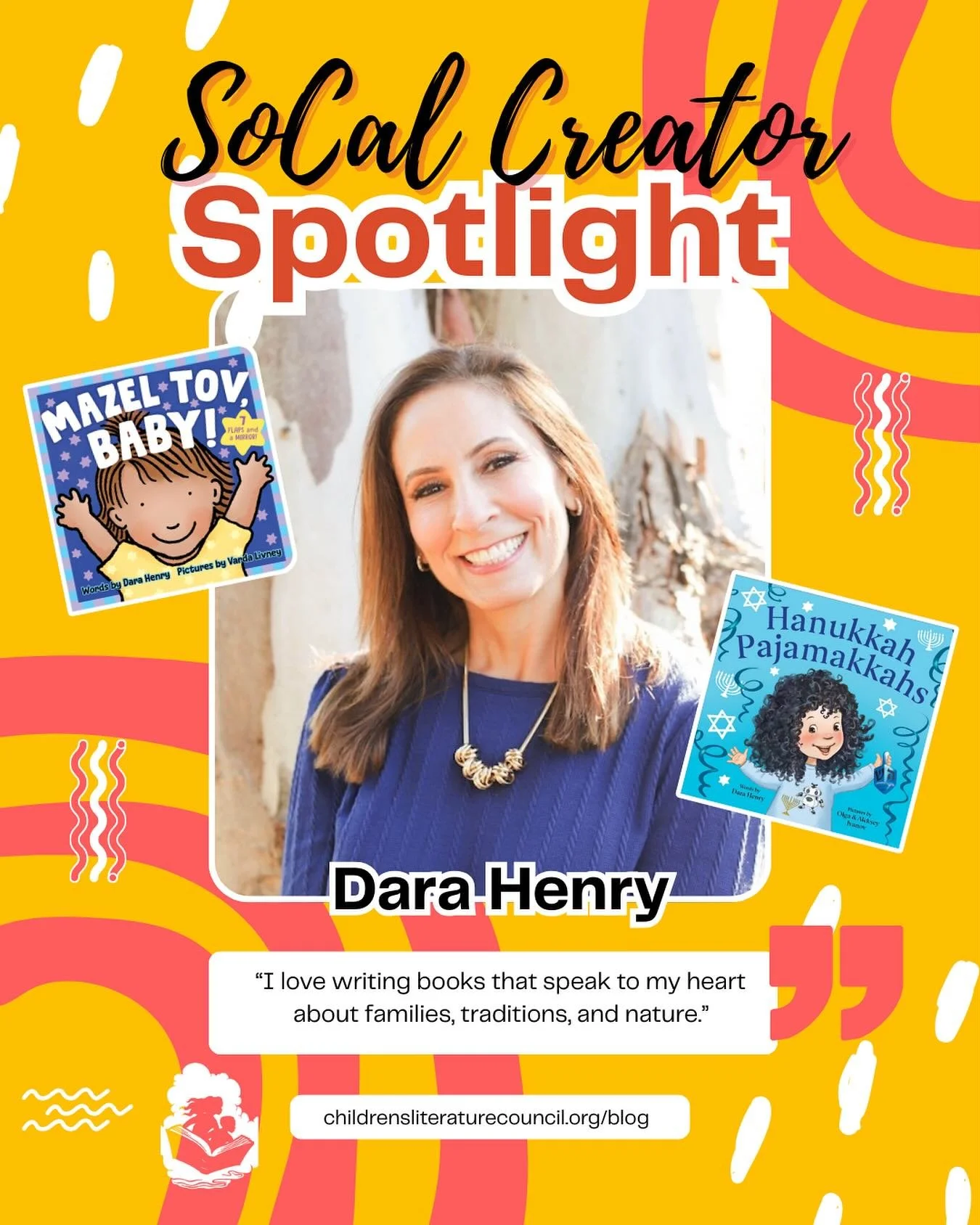 ✨Meet #KidLit Creator Dara Henry!✨

Children&rsquo;s books help us share our traditions and the beauty of our diverse cultures. Dara&rsquo;s award-winning &ldquo;Hanukkah Pajamakkahs&rdquo; and upcoming &ldquo;MAZEL TOV, BABY!&rdquo; (Sept 2025) are 
