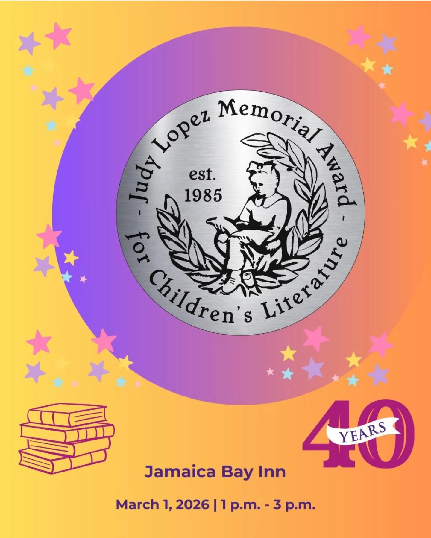 Calling all middle grade fans! Join the fun at the @judylopezaward celebration at the beautiful beachside Jamaica Bay Inn. Tickets available now!