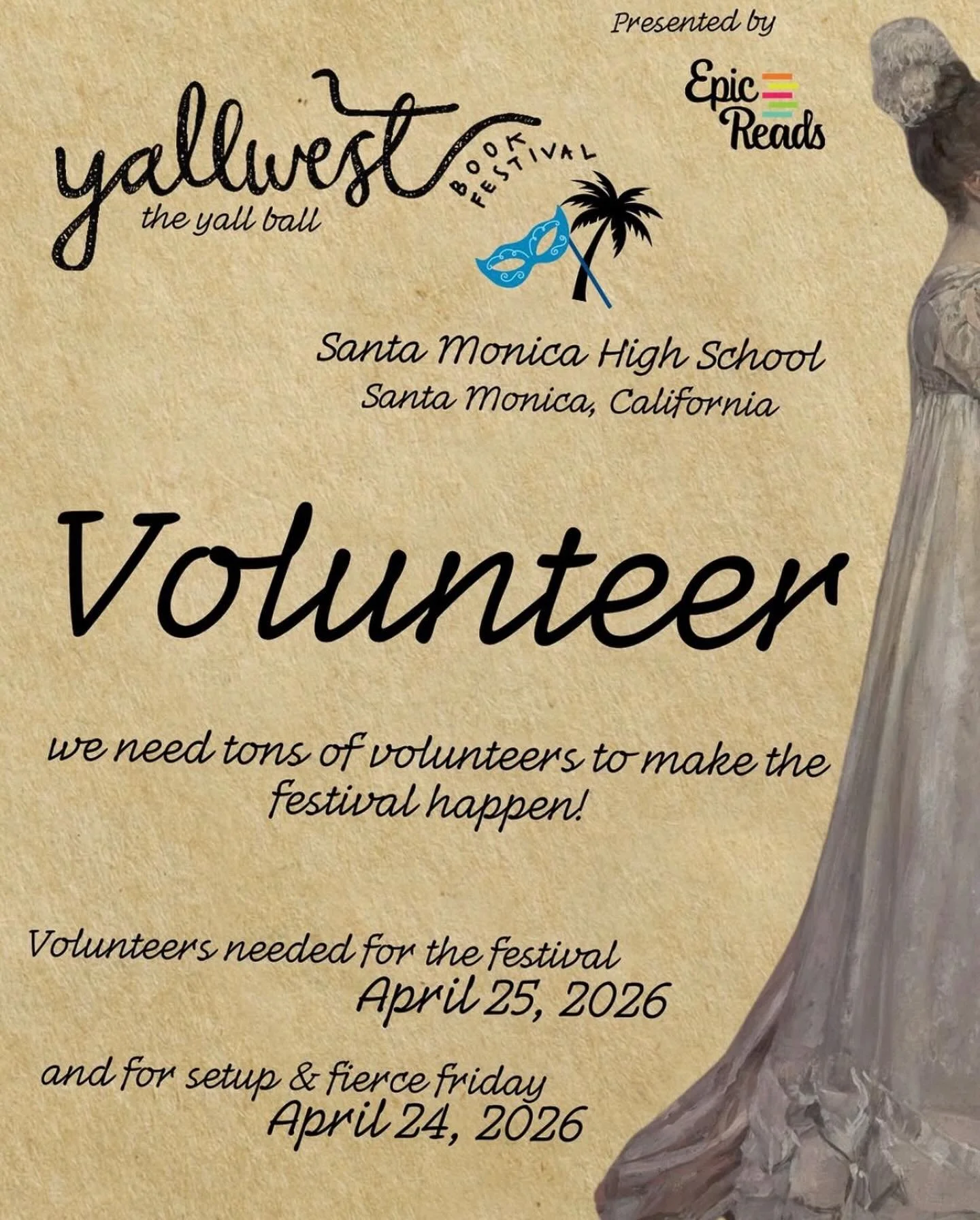 Join the fun folks at @yallwest for an incredible volunteer opportunity 📚📚📚
