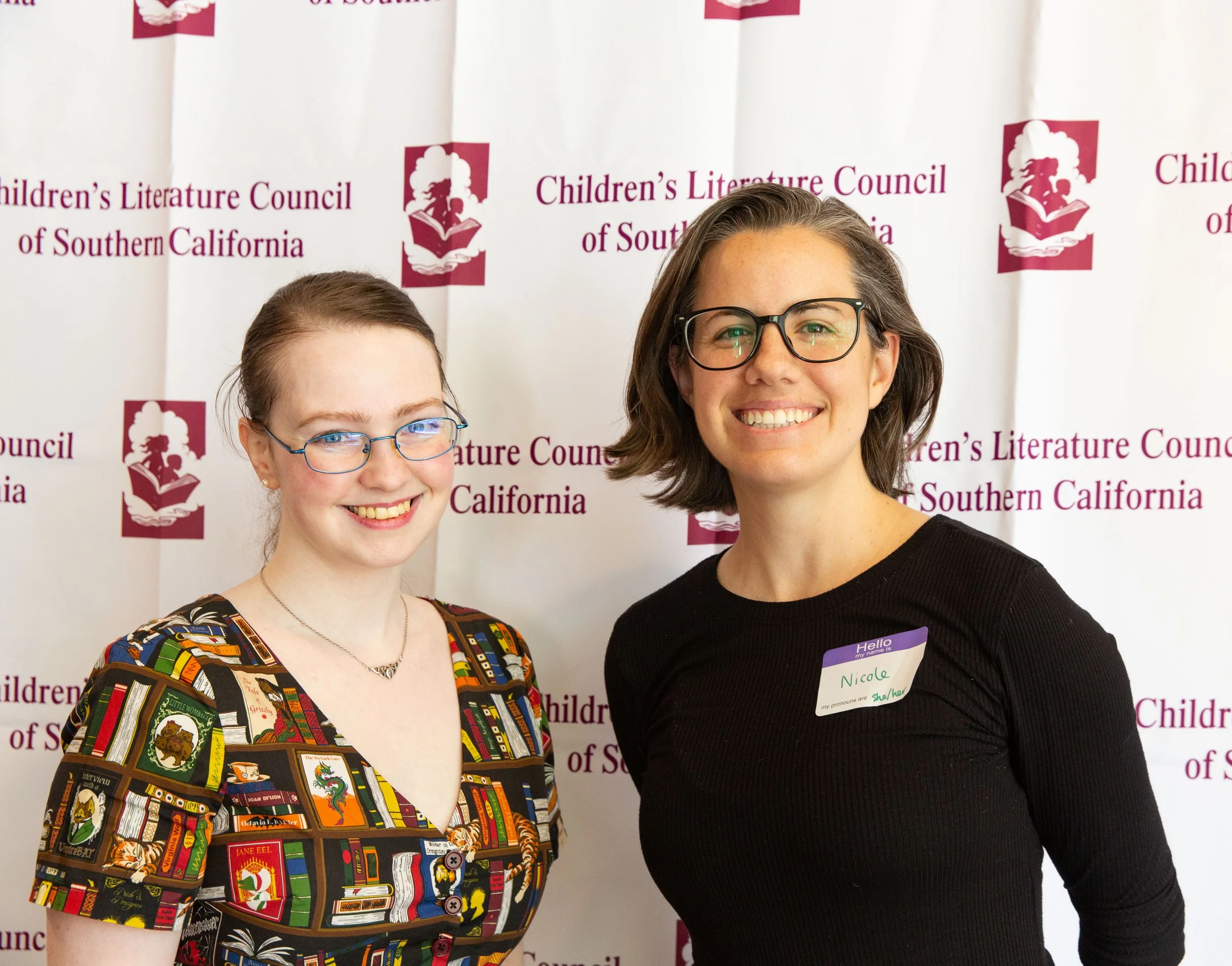 L to R: Guest Carolyn Gruss and author Nicole Mainardi (Josh Steichmann)