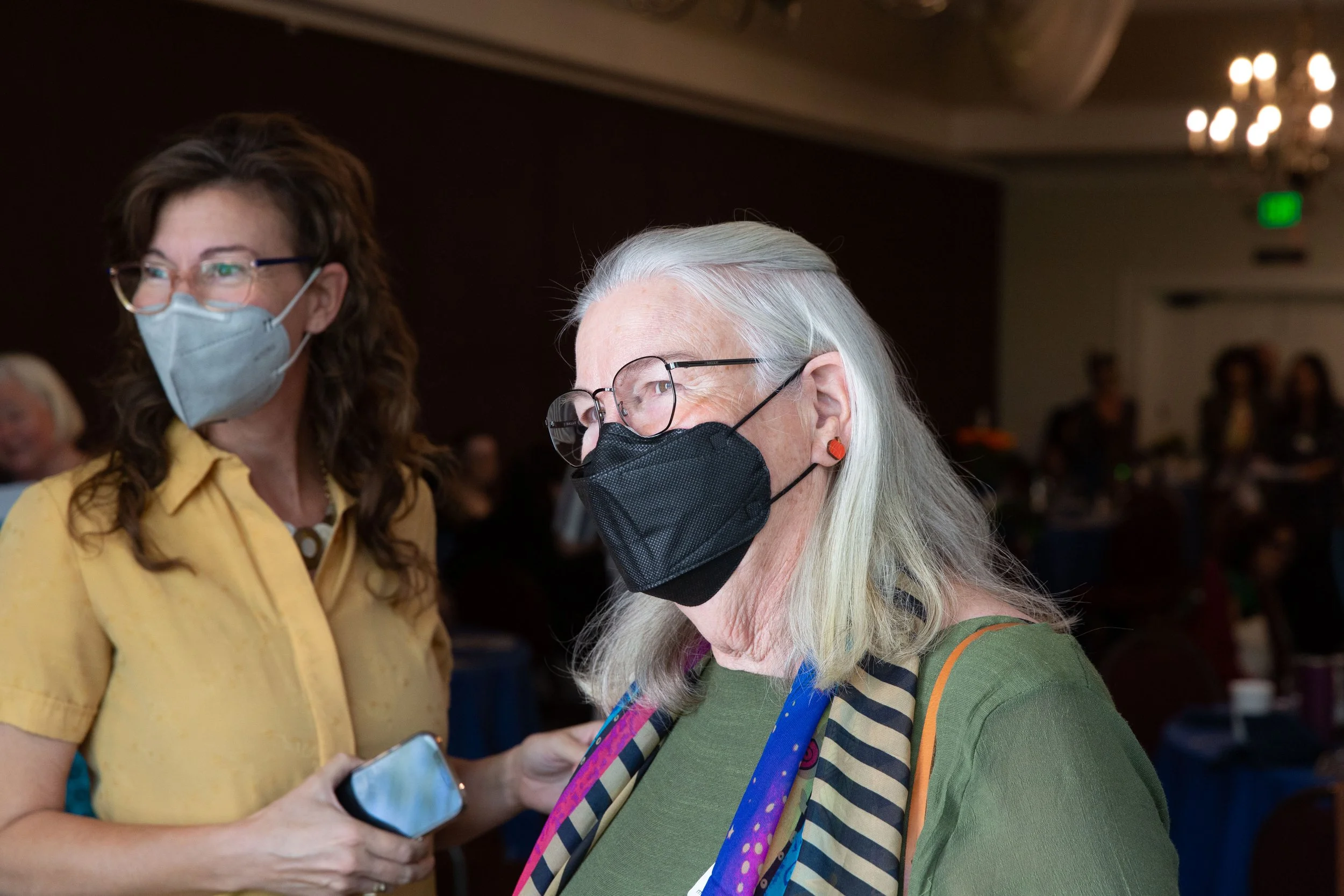 L to R: Former CLCSC Board Member Megan Panatier and her mom Gail Panatier at the 2023 CLCSC Awards Ceremony (Josh Steichmann)