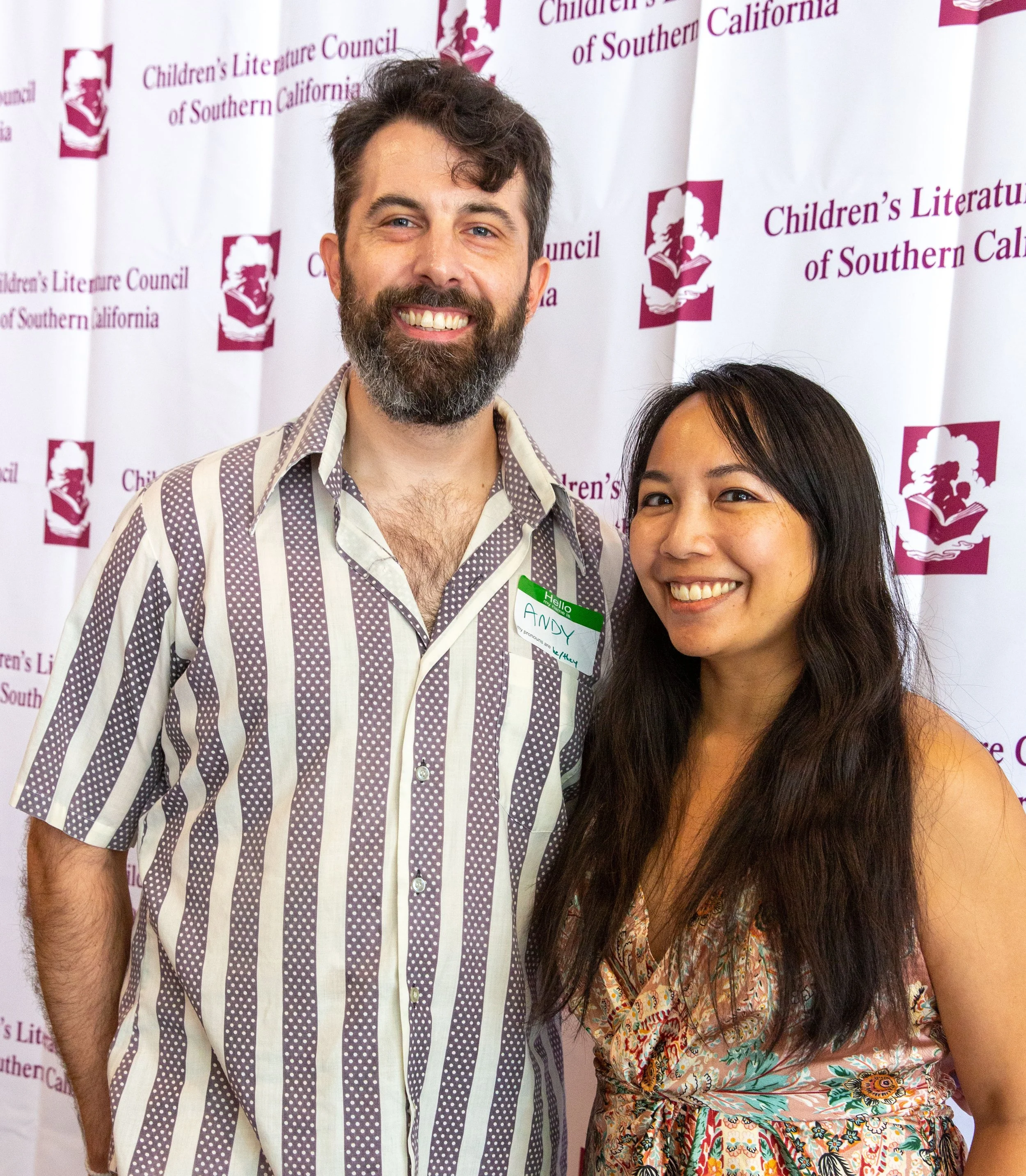 L to R: Guest Andy Greene and CLCSC Treasurer Joanna Fabicon (Josh Steichmann)