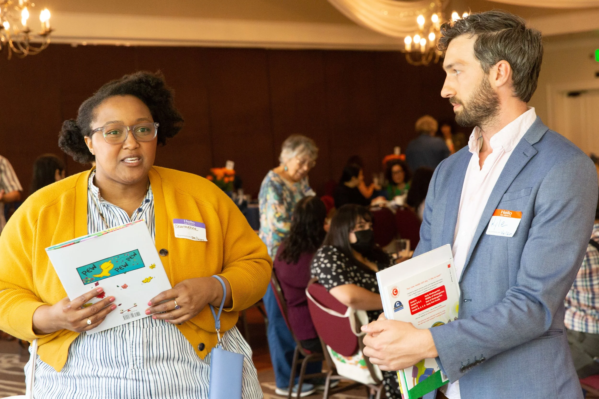 L to R: CLCSC Board Members Charmetria Marshall and Kyle Horne (Josh Steichmann)