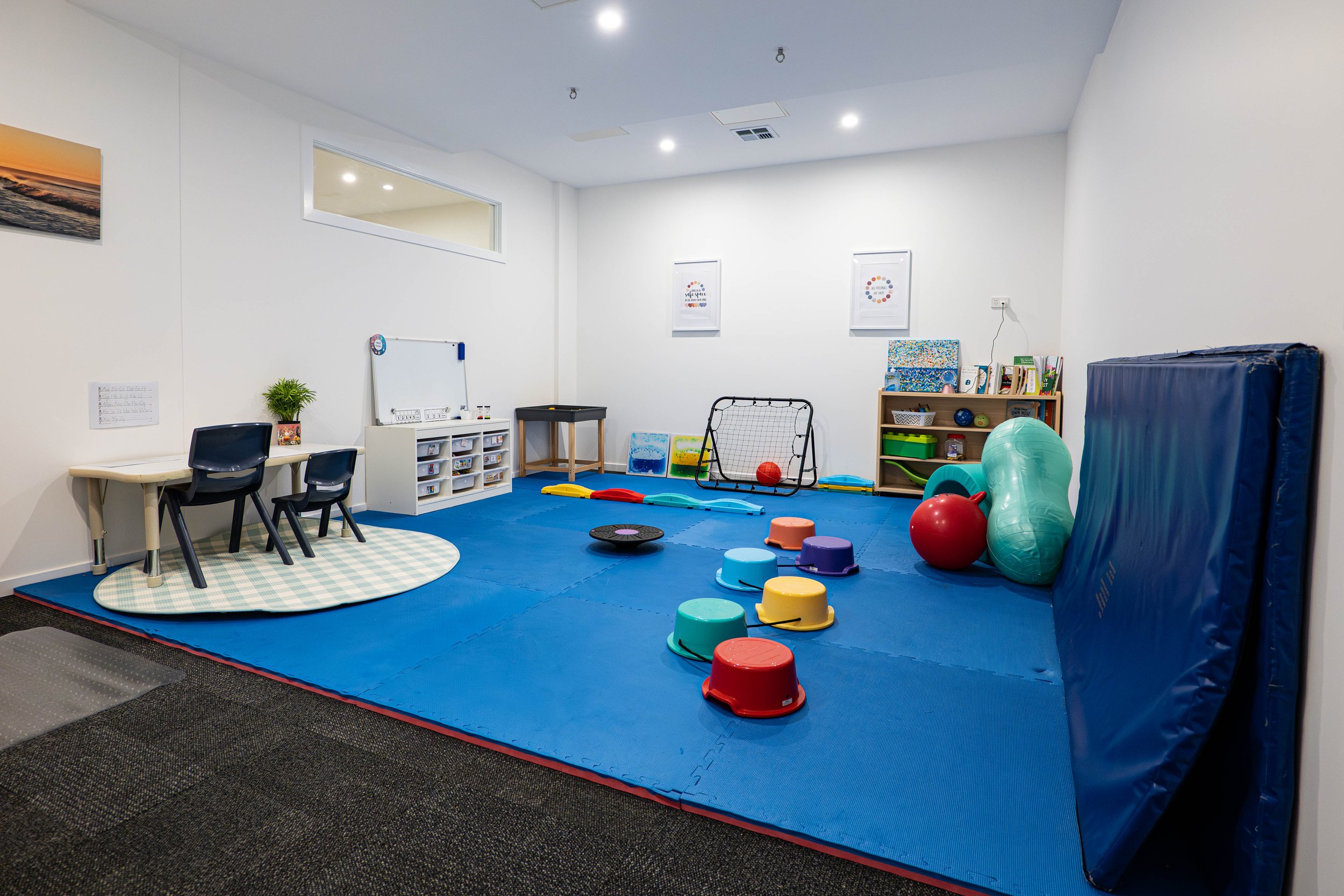 Play therapy room.