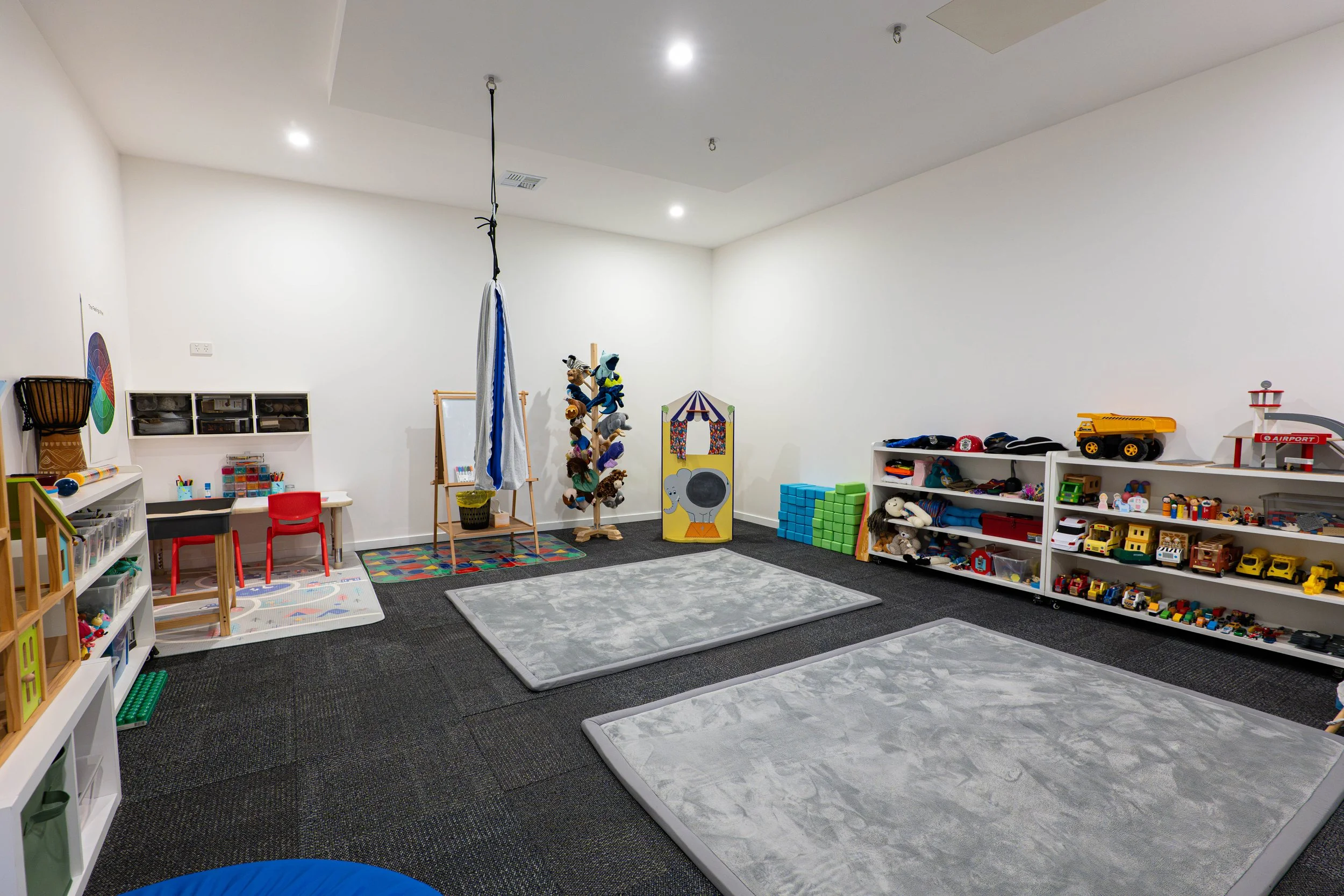Play therapy room.