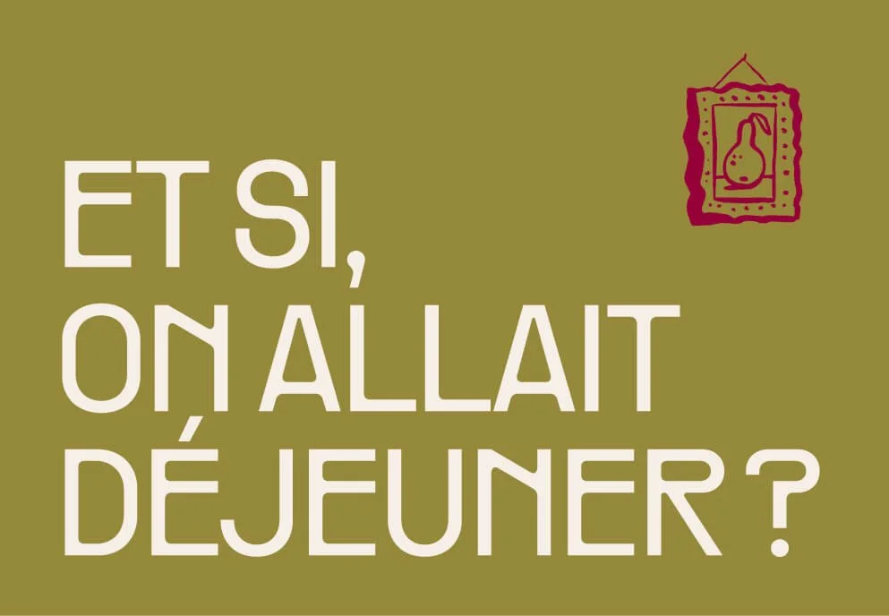 message sur fond vert avec un tableau d'une poire