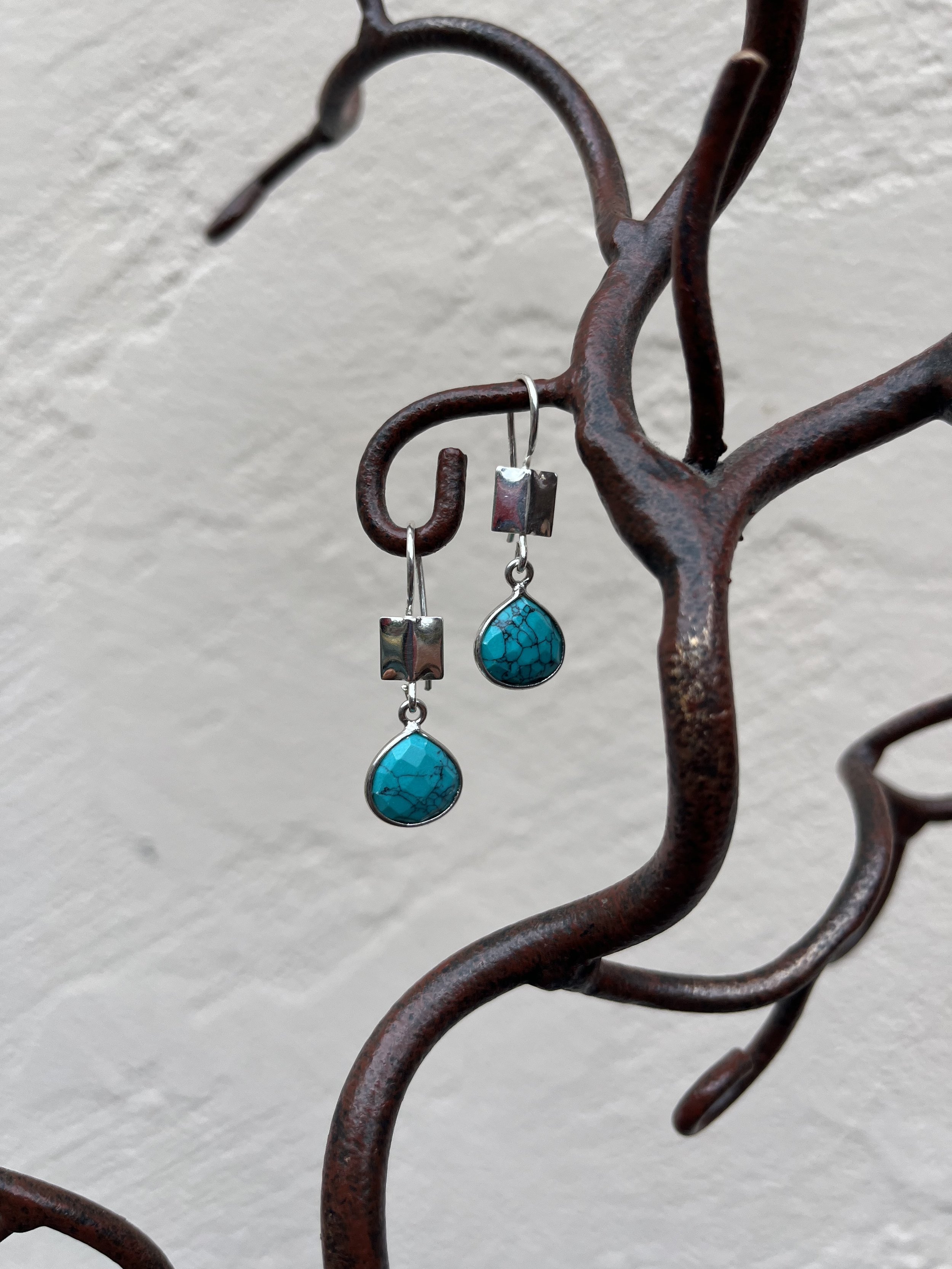 turquoise teardrops