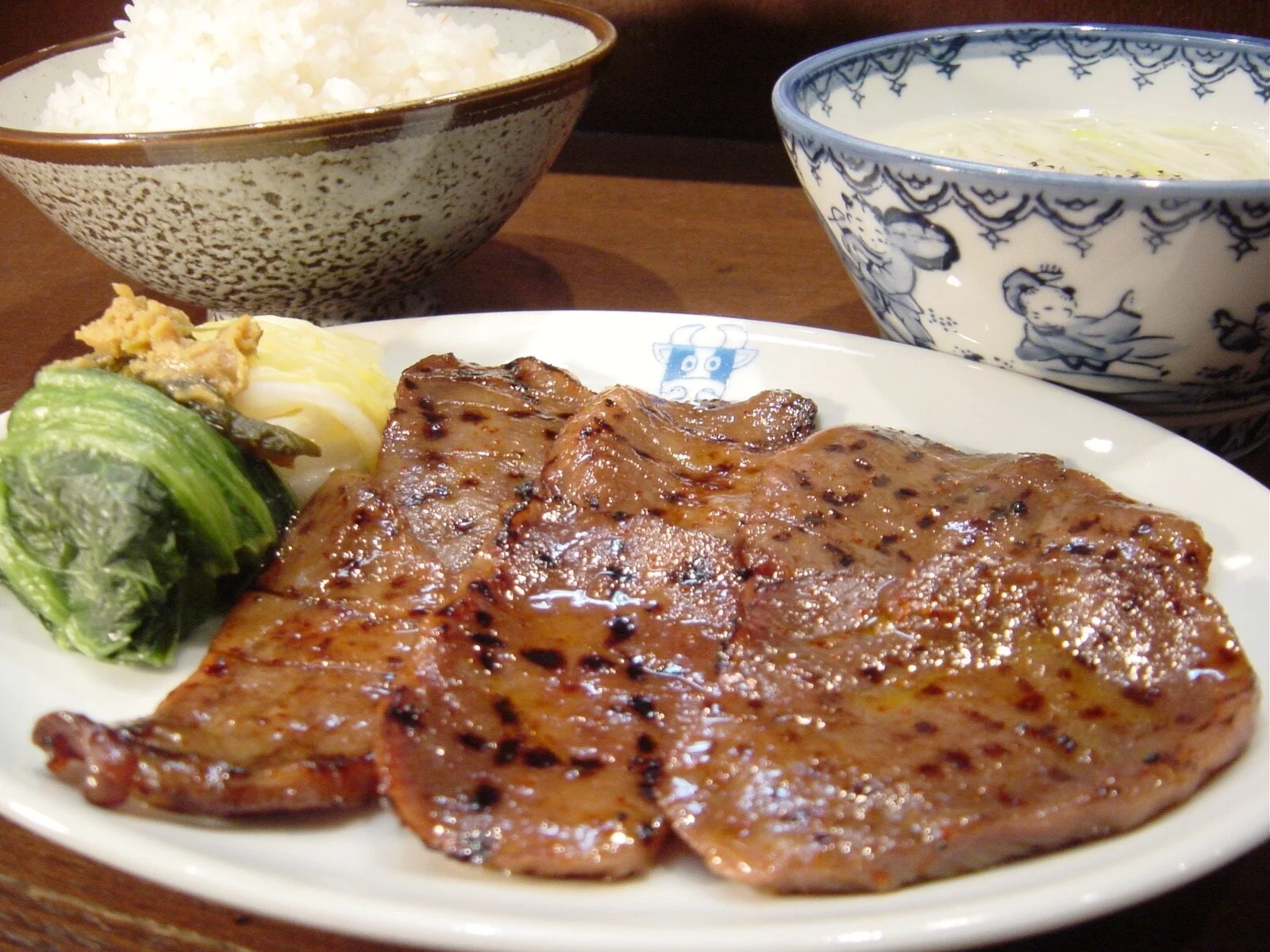 味噌漬け牛たん定食