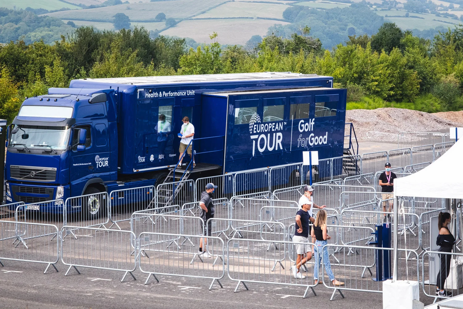 Working with the European Tour to deliver rapid on-site COVID-19 screening