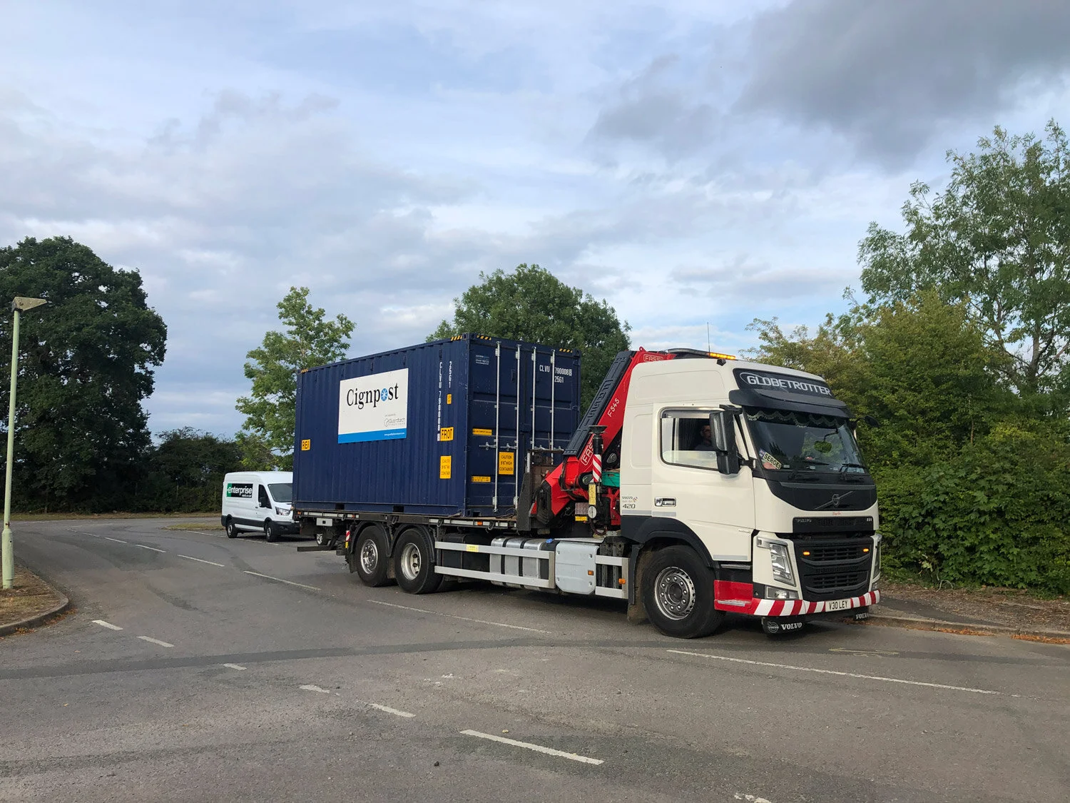 Wales sees the first ever container laboratory supplied by Cignpost Diagnostics Ltd.