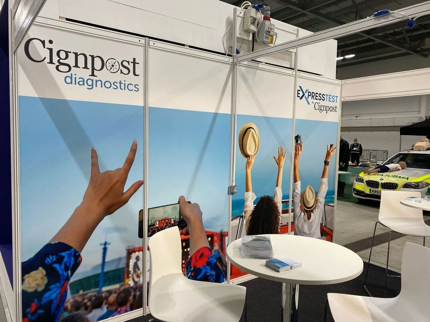 Cignpost Diagnostics Exhibit at The Event Production Show