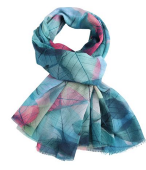 Leaf Vein Scarf - Teal 2.png