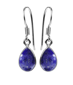 Small Tear Drop Earrings - Lapis Lazuli