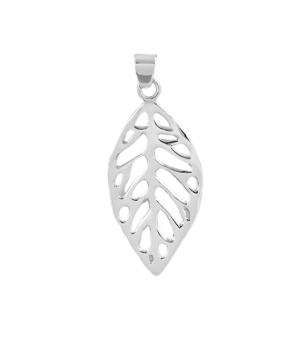 Sculptured Leaf Pendant