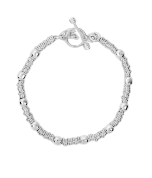 Small Slinky Ring and Ball Bracelet