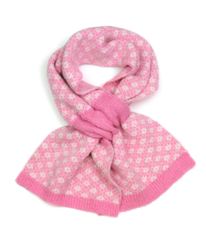 Pink Scandi Pull Through Scarf