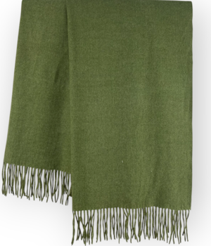 Cashmere Blend Pashmina - Olive Green
