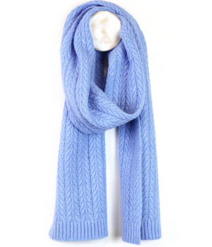 Ice Blue Herringbone Knit Scarf.png