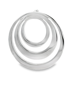 Silver Whirlpool Pendant