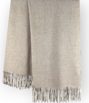 Cashmere Blend Pashmina - Beige