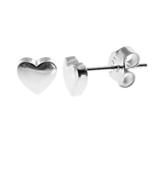 Small Heart Stud Earrings