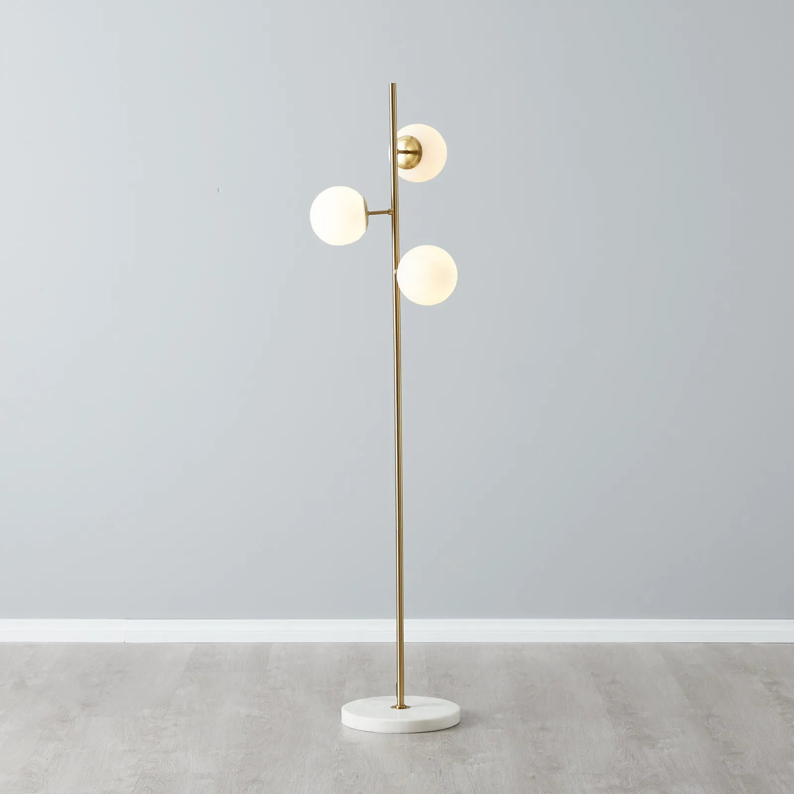 Regine Gold Metal Floor Lamp