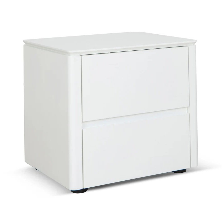 Norris Bedside Table - White