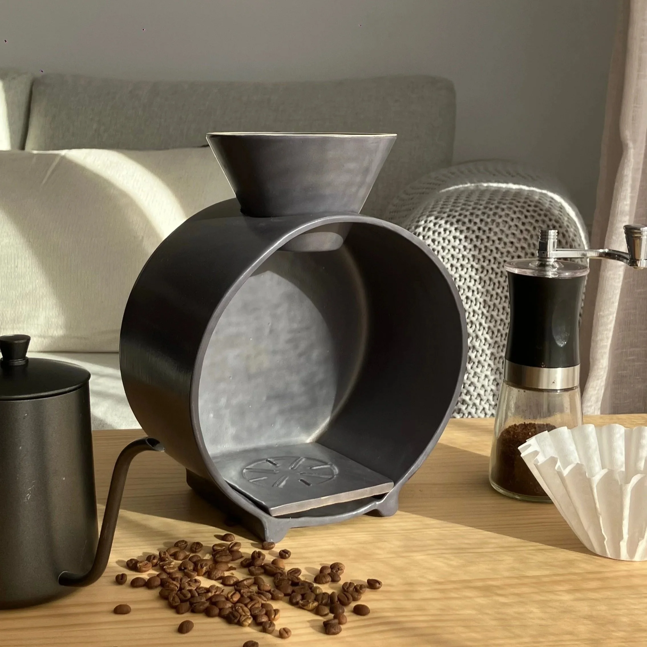 Coffee Dripper - Gris Antracita Mate