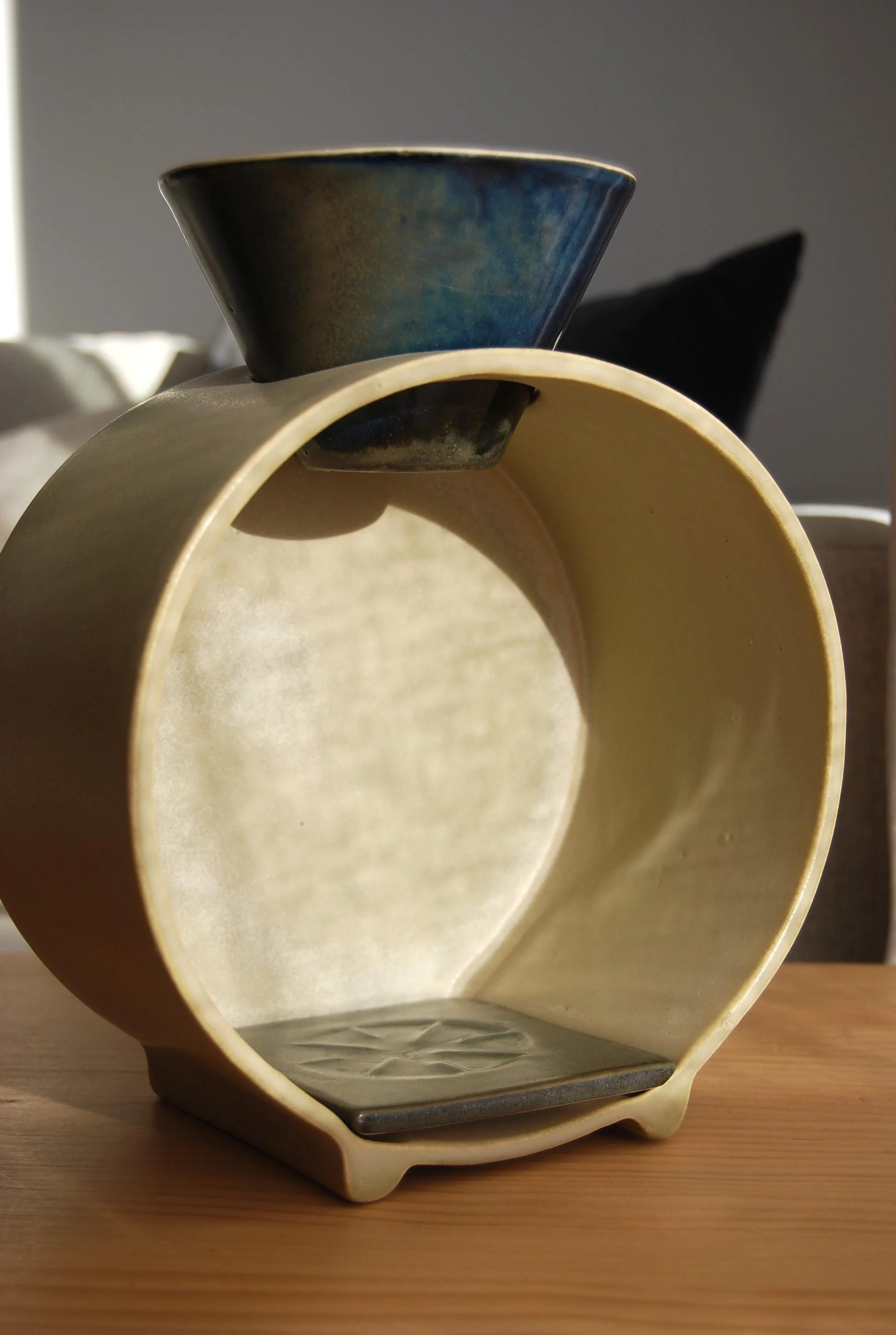 Coffee Dripper - Verde Claro y Verde Oscuro