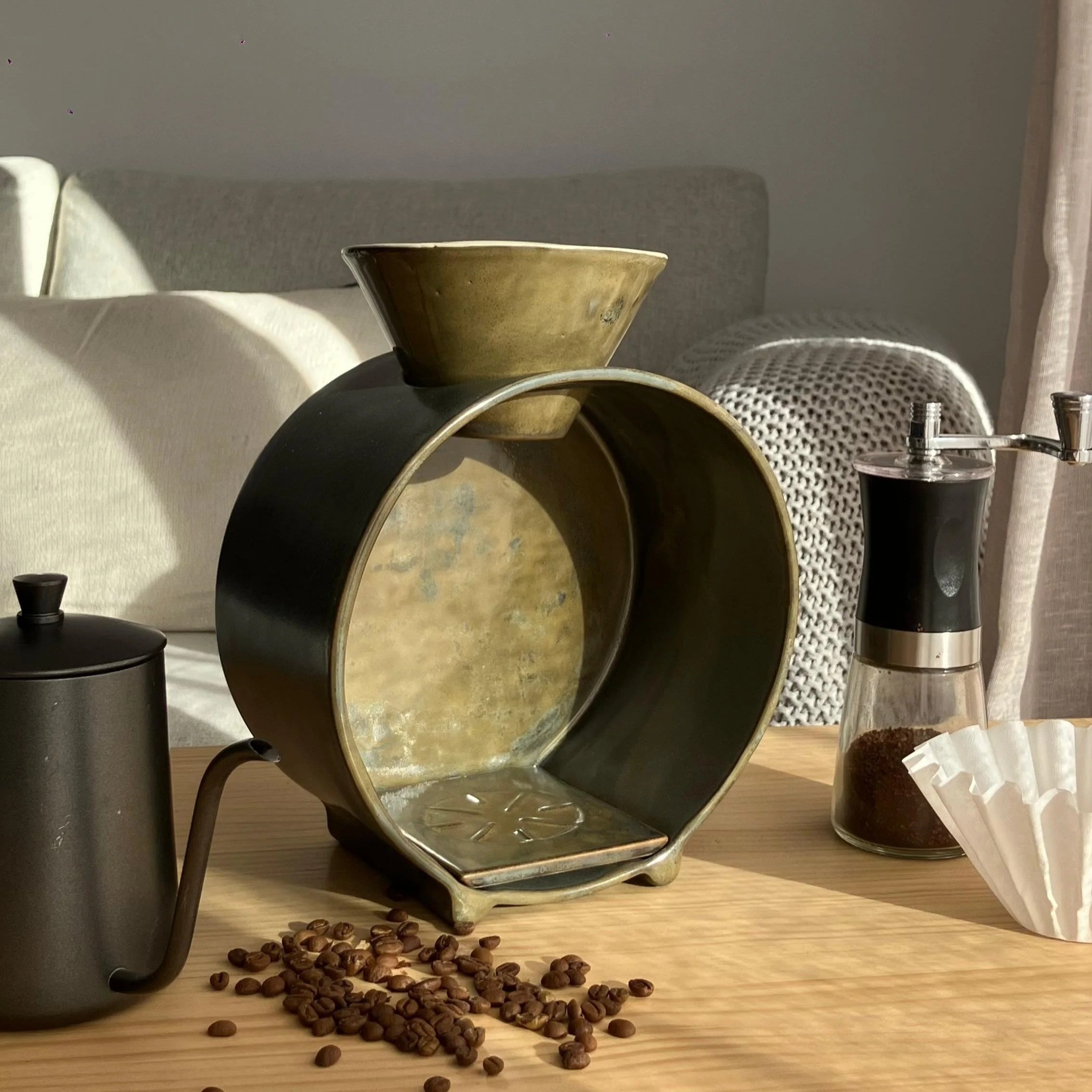 Coffee Dripper - Verde Satinado