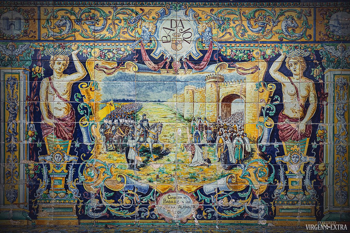Ispanijos aikštės mozaika  Sevilijoje | ©laimafoto