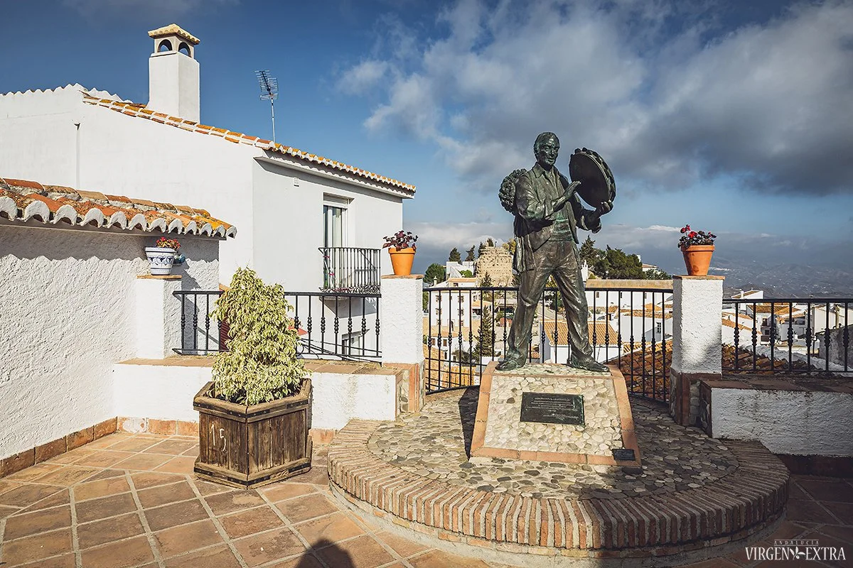 Comares baltasis Andalūzijos miestelis | Andalūzija. Virgen Extra