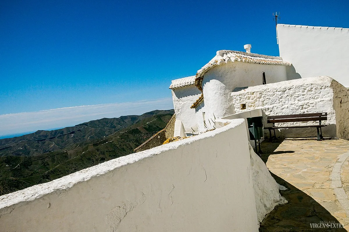 Comares baltasis Andalūzijos miestelis | Andalūzija. Virgen Extra