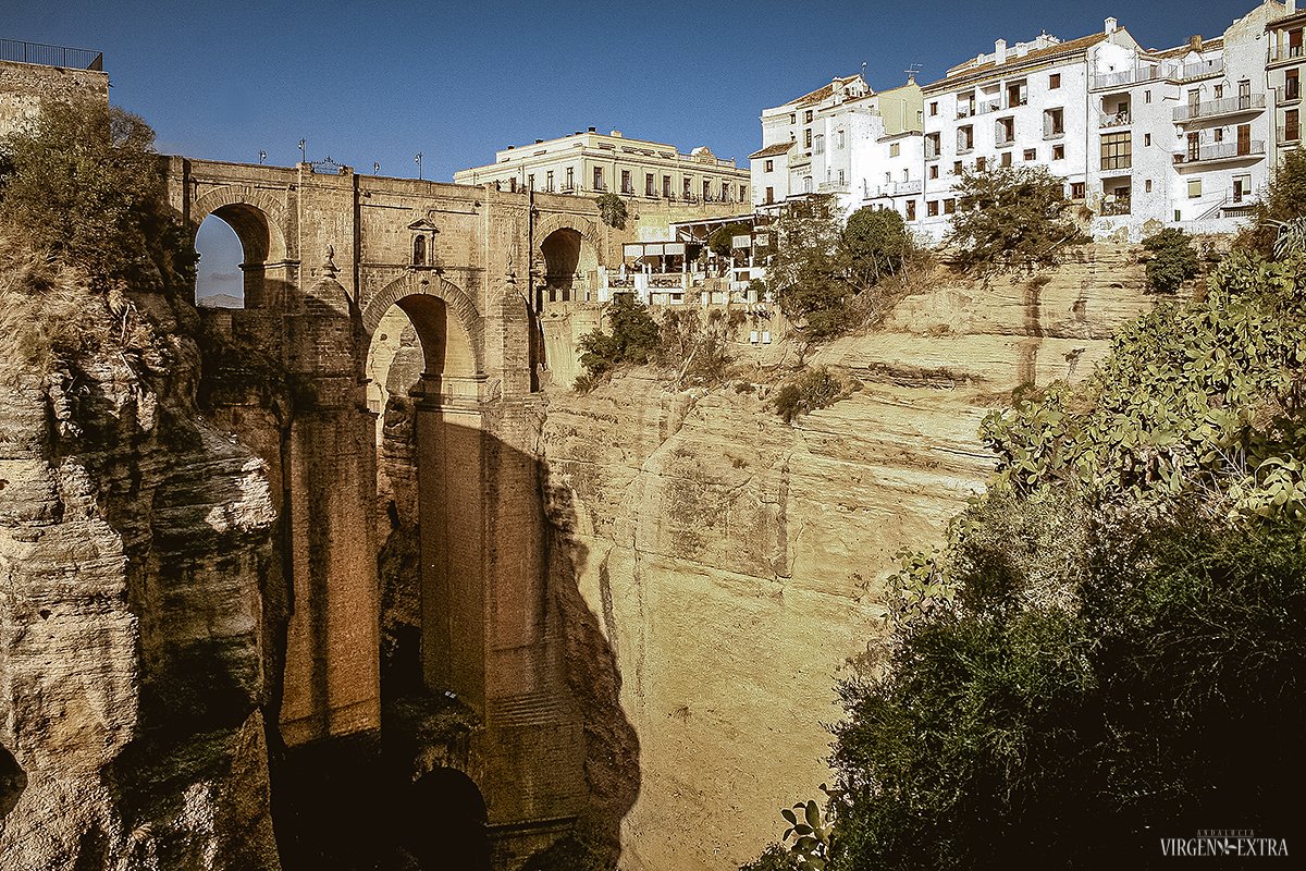 Ronda, Andalūzija, tiltas per Tajo upę | Andalūzija. Virgen Extra
