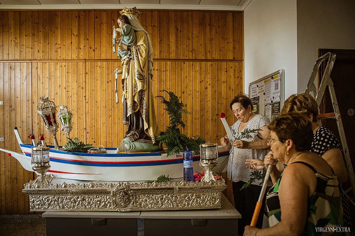 Pasiruošimas procesijai | Andalūzija. Virgen Extra