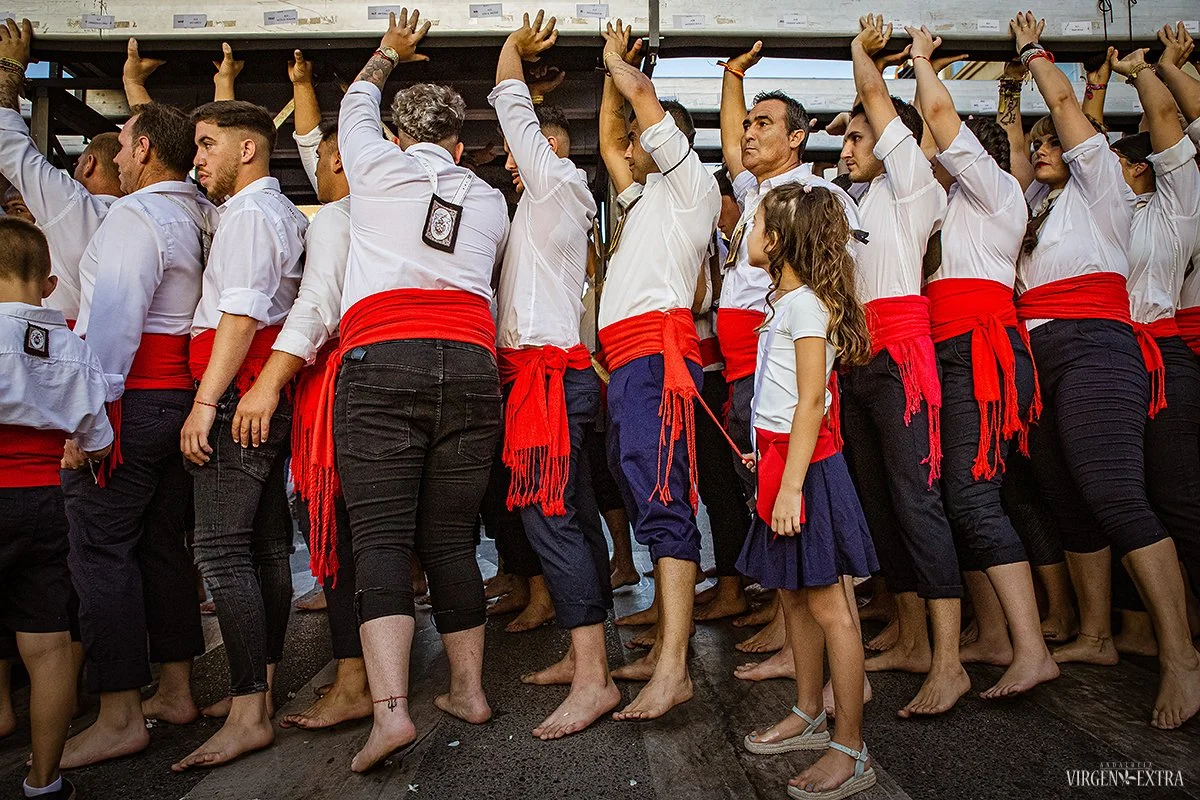 Mergelės Karmen procesija Caleta de Velez mieste | Andalūzija. Virgen Extra